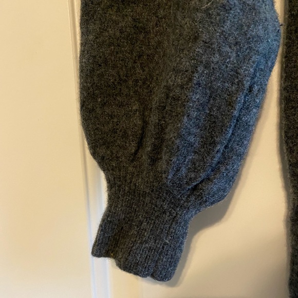 Boatneck Button-Shoulder Sweater-Dress Madewell - Picture 4 of 9